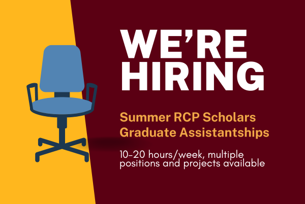 We're Hiring: Summer RCP Scholars