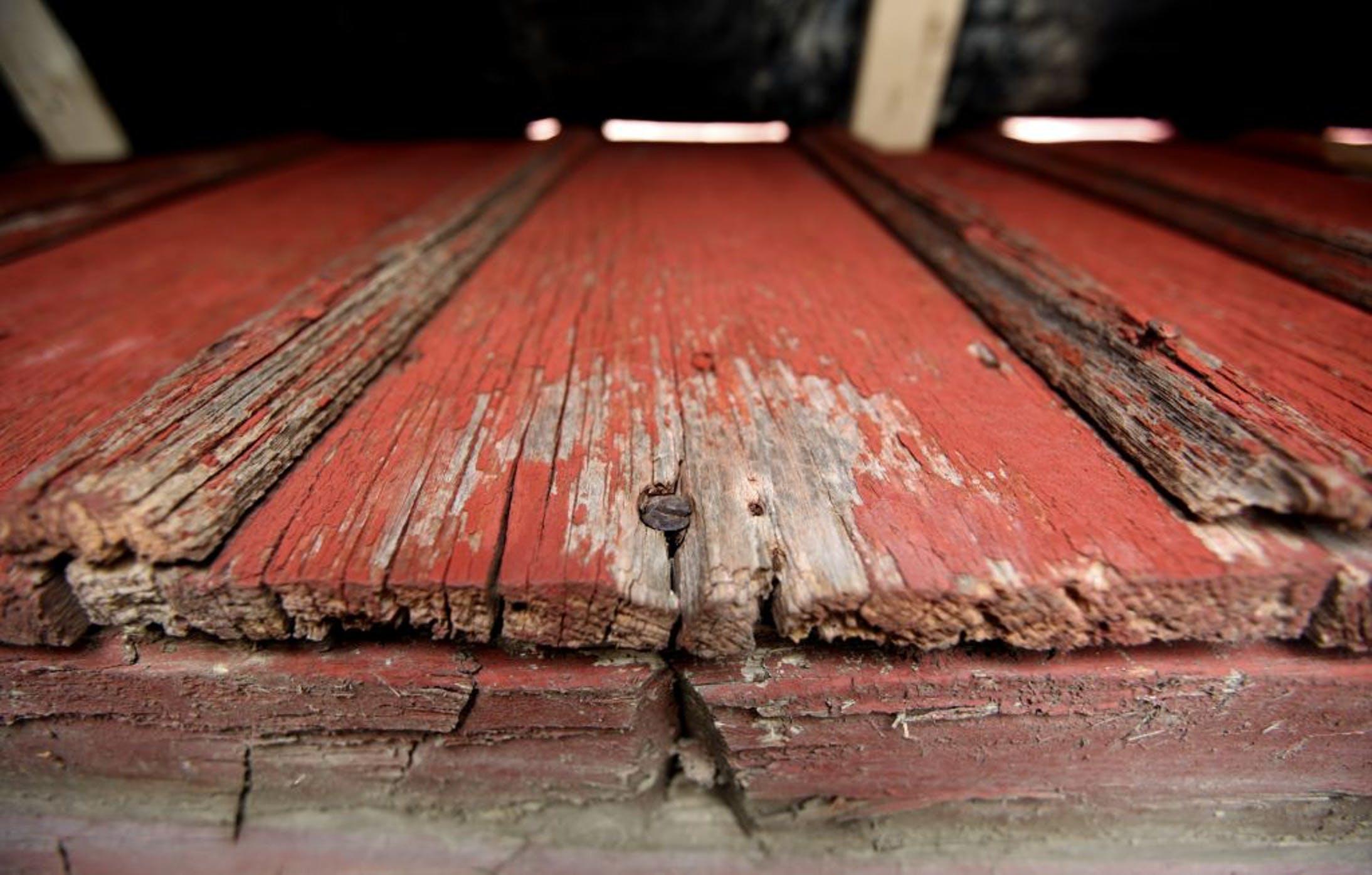 Old wood from the Andrew Peterson house
