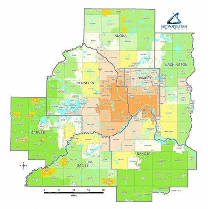 Zoning map for Thrive Mpls