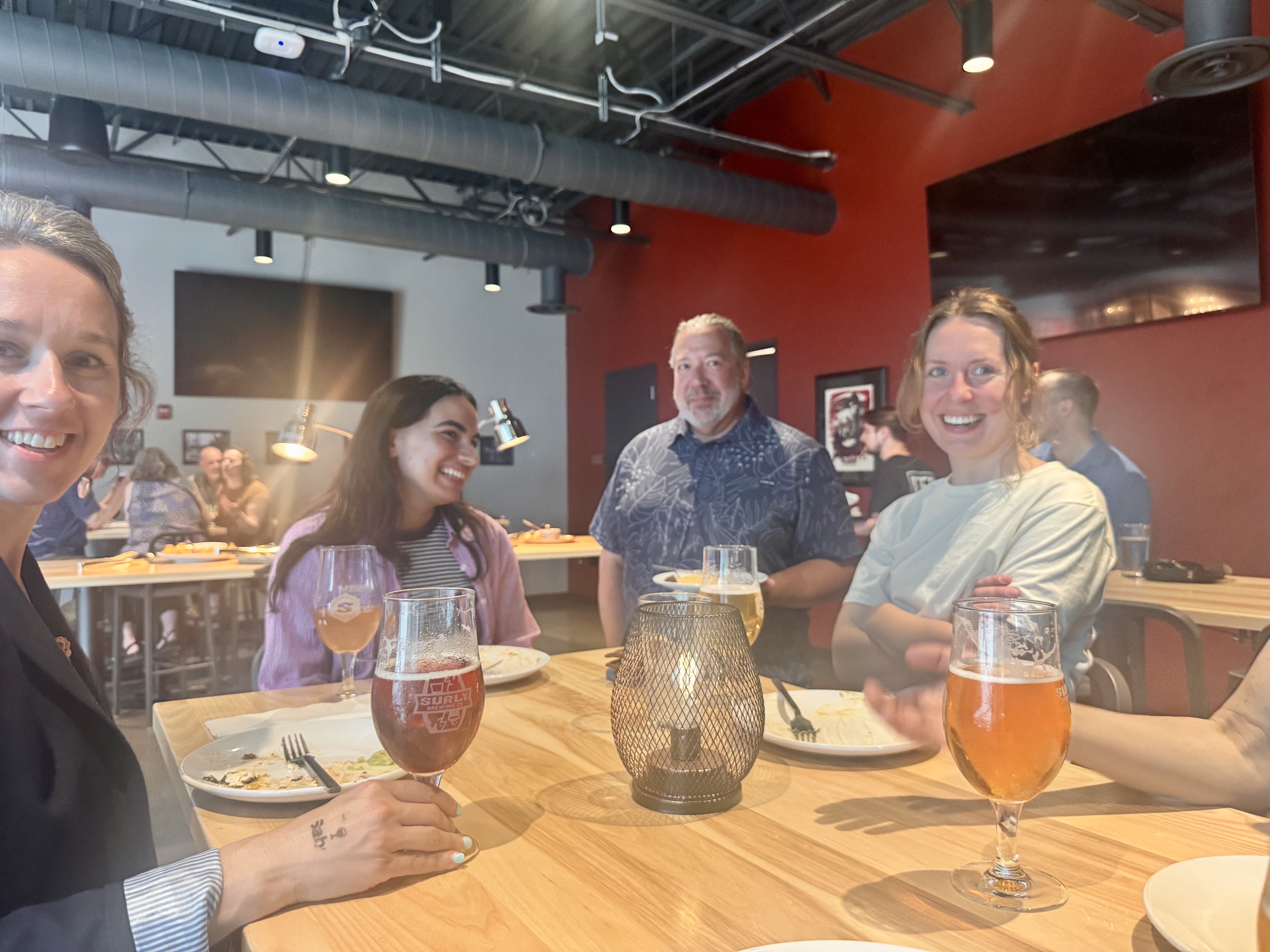 People sitting at table