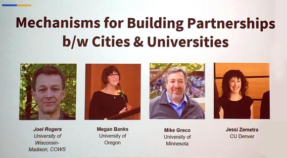 MetroLab Summit Panel at the University of Colorado–Boulder