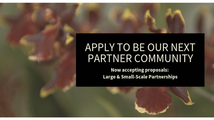 Apply to be our next partner community