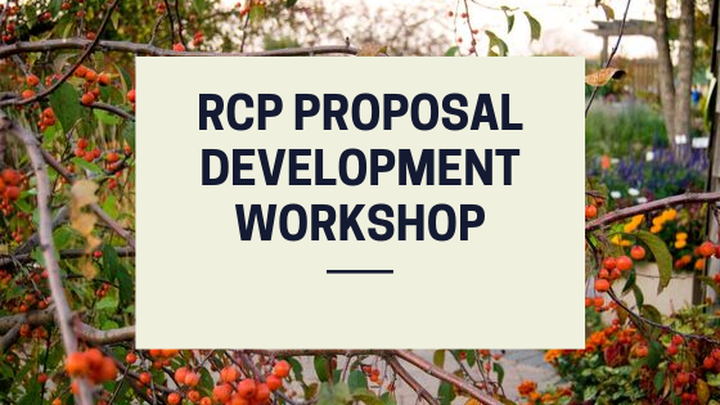 RCP Proposal Development Workshop banner