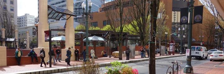 Pioneer Square in Portland, Oregon